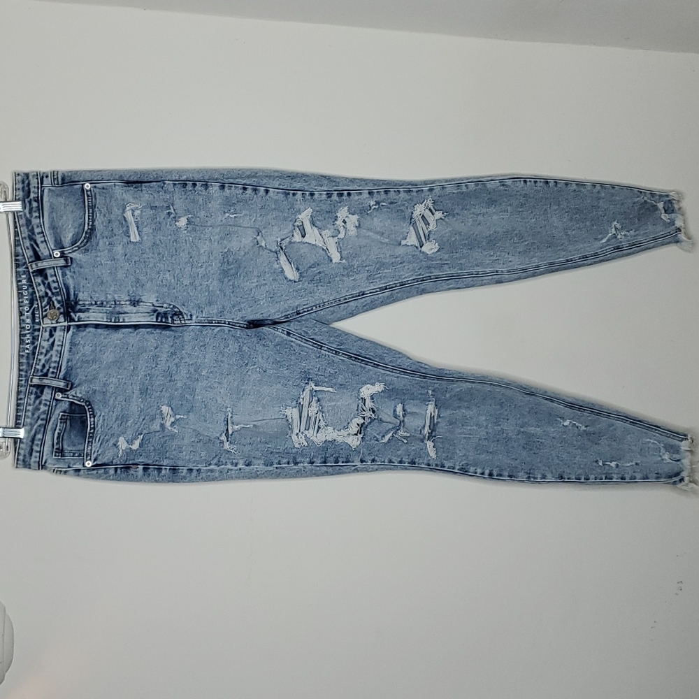 Fashion to Figure Distressed Denim Jeans